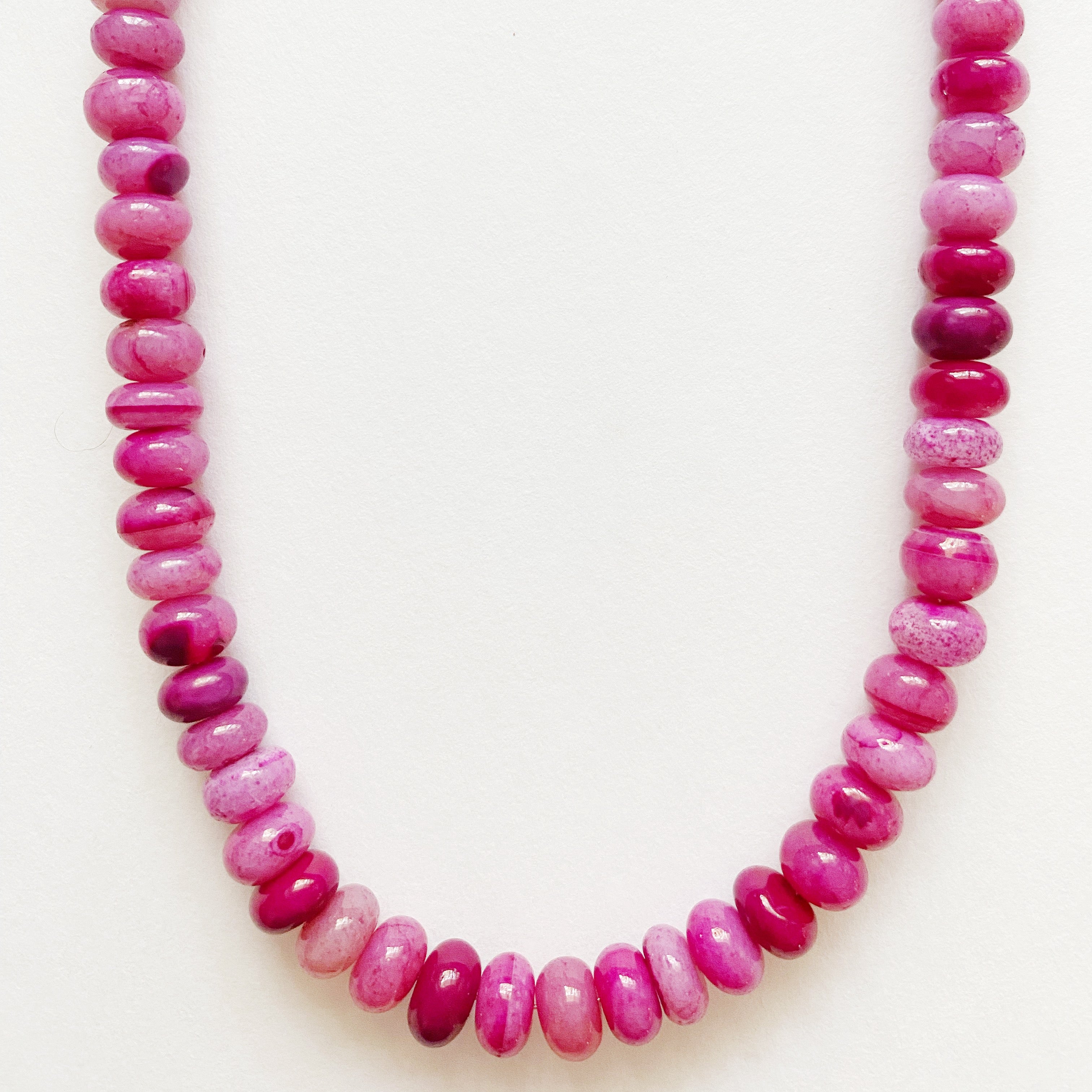 Hot Pink Opal Bauble Layering Necklace – millie mae